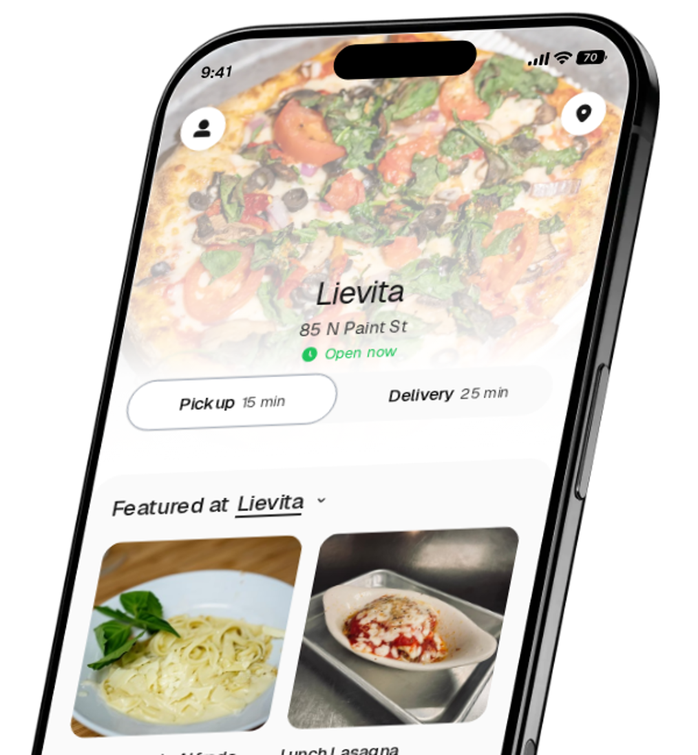 Lievita app preview