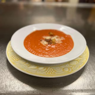 Tomato Roasted Red Pepper Soup - Bowl