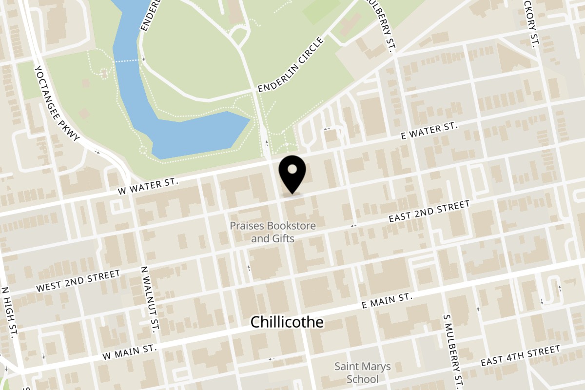 Map showing the location of Lievita on 85 N Paint St in Chillicothe